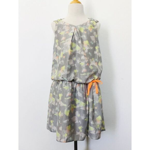 J Crew crewcuts Girls 10 Silk Sleeveless Tie Waist Dress - Picture 1 of 8